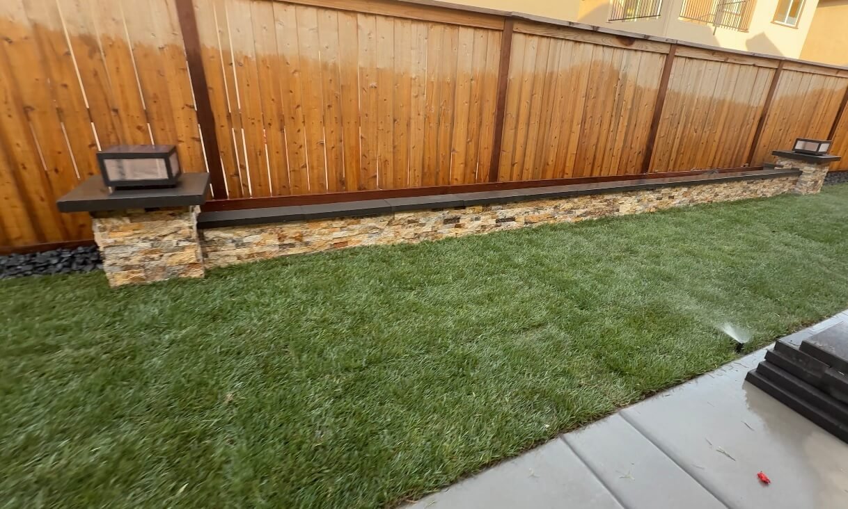 Rock and Mulch Landscape Sacramento
