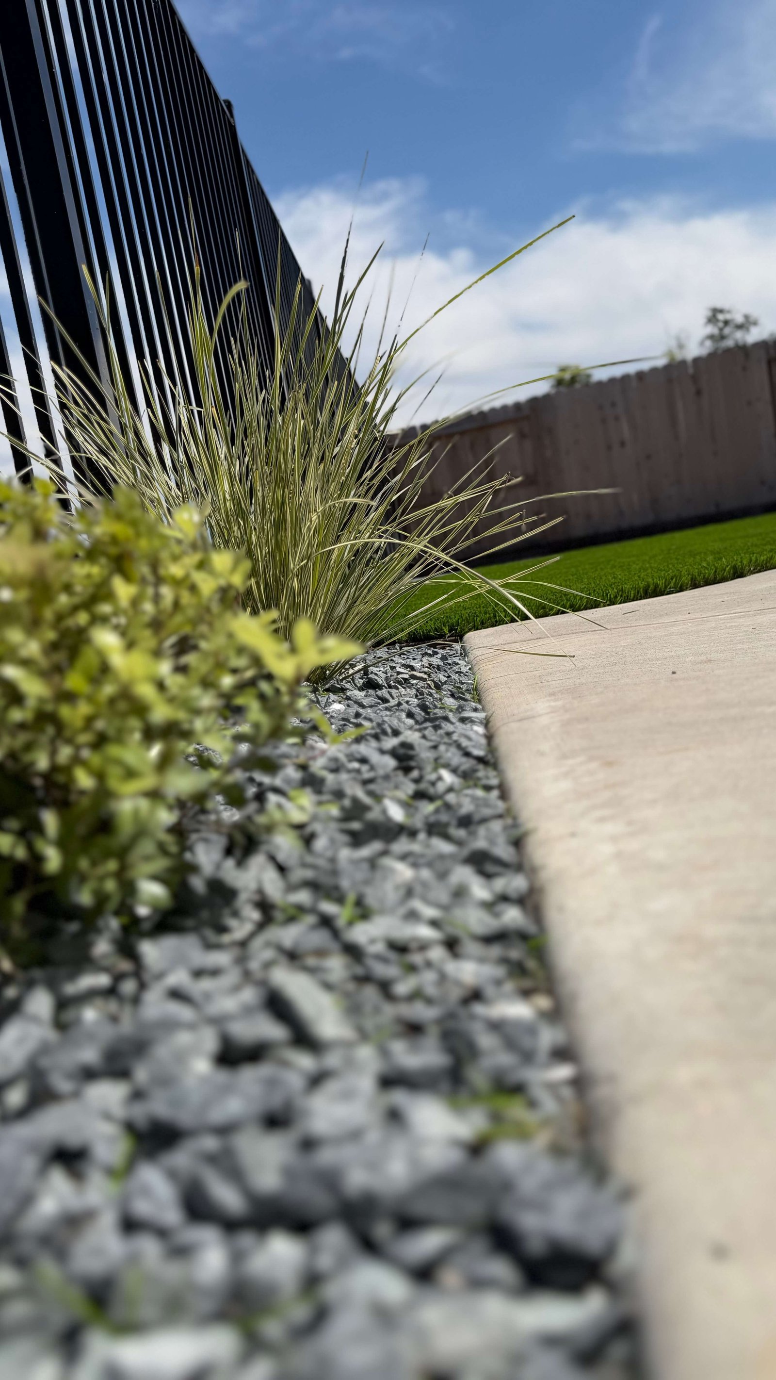 Rock and Mulch Landscape Sacramento
